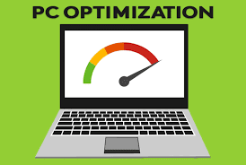 a laptop getting optimized